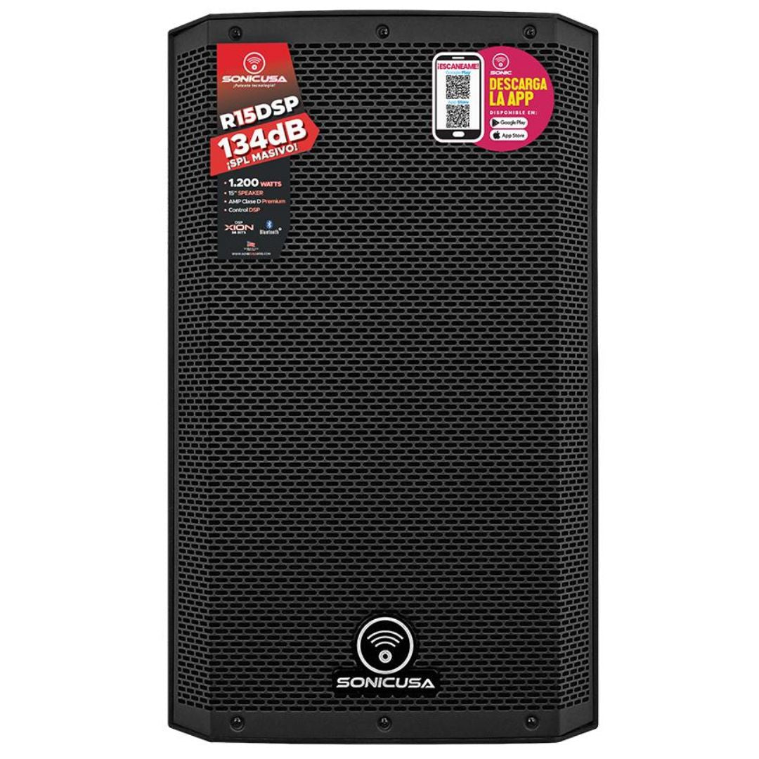 SONIC USA R15 DSP MKII | Altavoz Activo 15” con DSP Avanzado y App