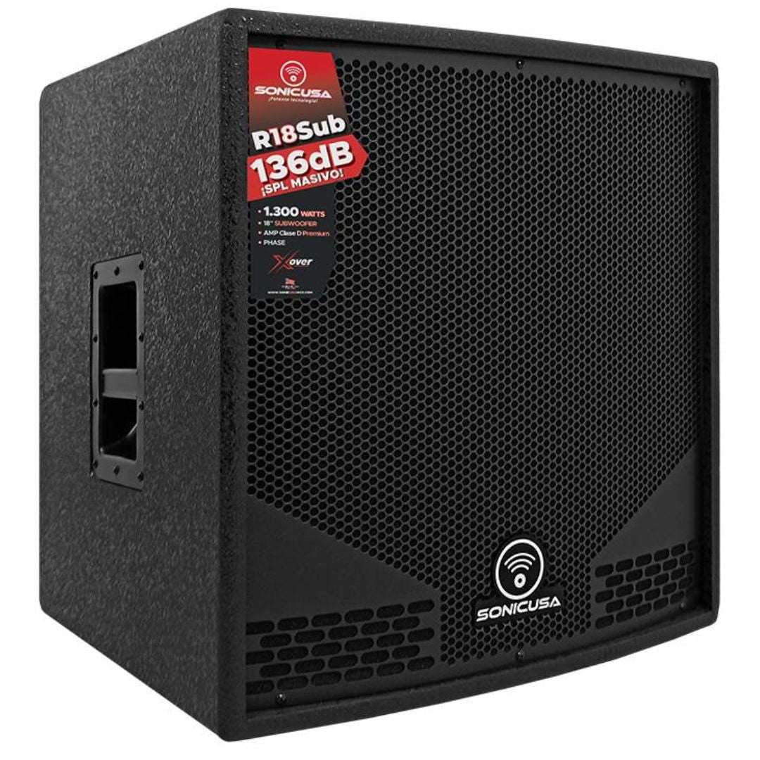 SONIC USA R18 SUB | Subwoofer Activo 18”