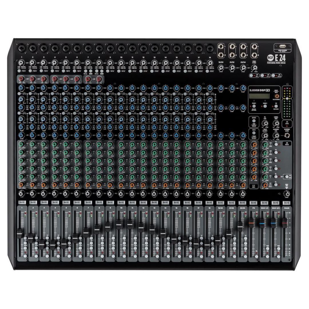 RCF E24 | Consola Analógica 24 Canales