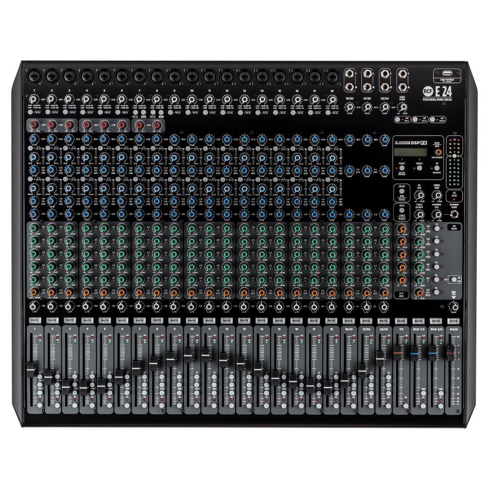 RCF E 24 | Consola de Mezcla Profesional 24 Canales