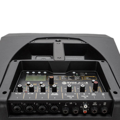 RCF EVOX JMIX8 | Sistema de Array Activo Portátil con Mezclador Digital 8 Canales
