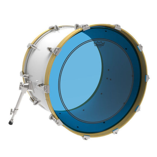 REMO P3-1322-CT-BU | Powerstroke® P3 Colortone™ Blue Parche de Bombo 22″