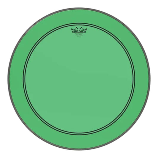 REMO P3-1322-CT-GN | Powerstroke® P3 Colortone™ Green Parche de Bombo 22″