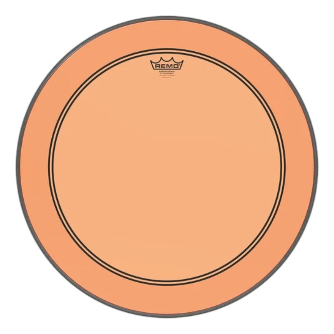 REMO P3-1322-CT-OG | Powerstroke® P3 Colortone™ Orange Parche de Bombo 22″