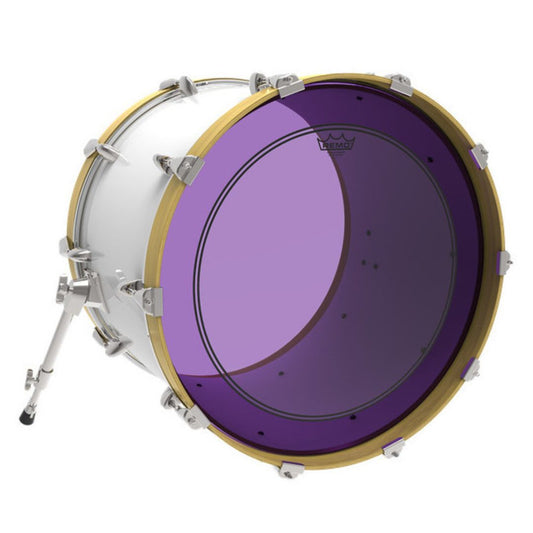 REMO P3-1322-CT-PU | Powerstroke® P3 Colortone™ Purple Parche de Bombo 22″