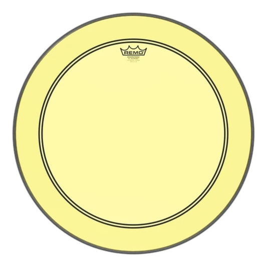 REMO P3-1322-CT-YE | Powerstroke® P3 Colortone™ Yellow Parche de Bombo 22″