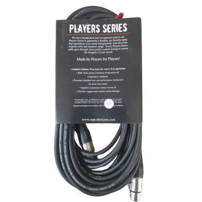 RM1-30 Rapco HORIZON LO-Z | 9m Cable de Micrófono con Conectores XLR REAN 30 Ft. USA