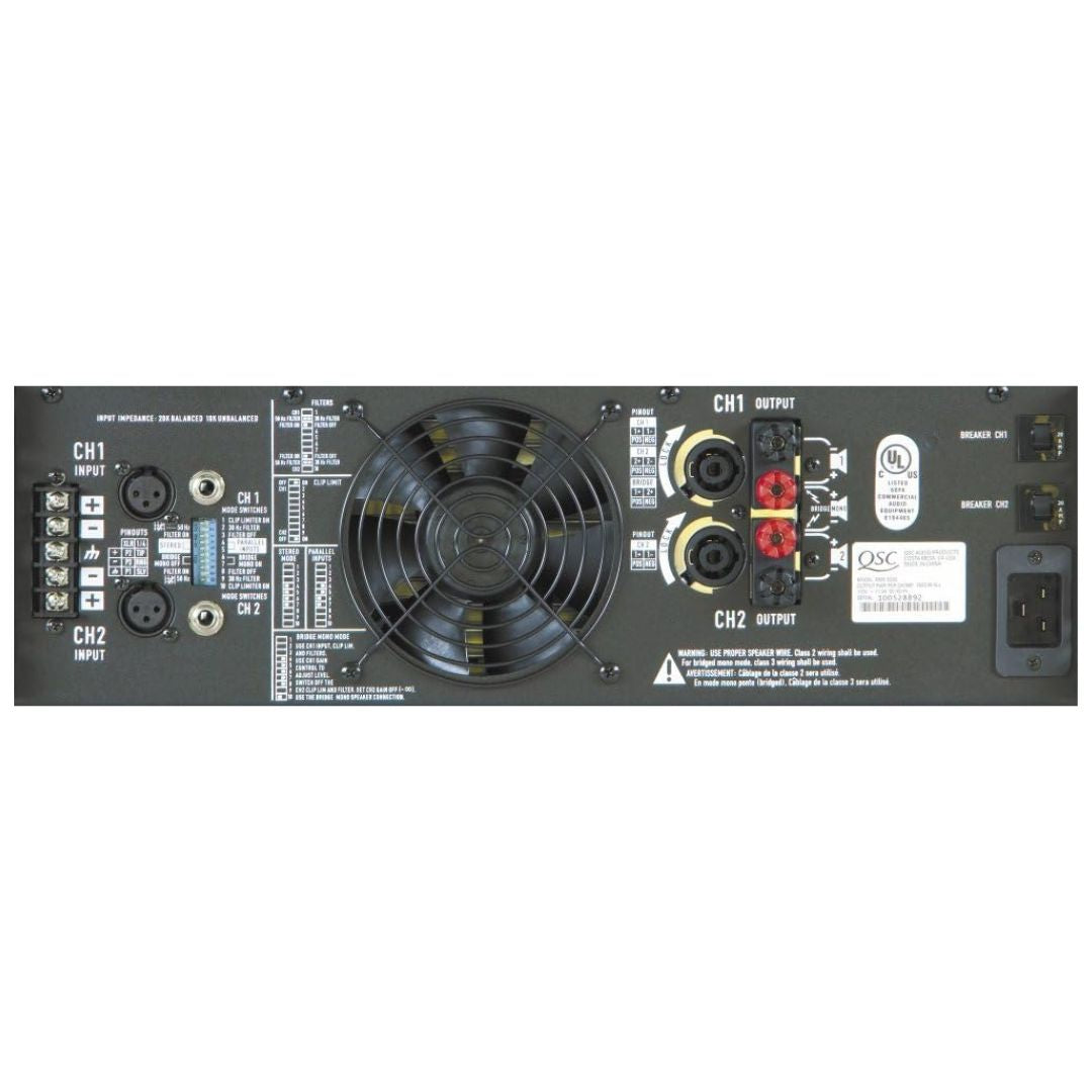 QSC RMX 2450 | Amplificador Profesional 2 Canales Clase H