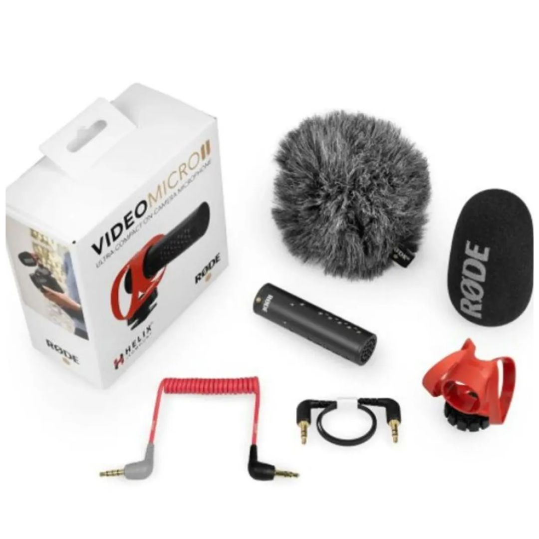 RØDE VideoMicro II | Micrófono de escopeta ultra compacto para cámara y móvil