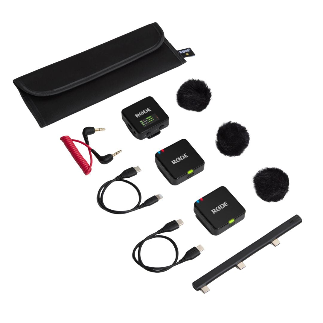 RØDE Wireless Gen III Edición Negro | Sistema de Micrófono Inalámbrico Digital de Doble Canal