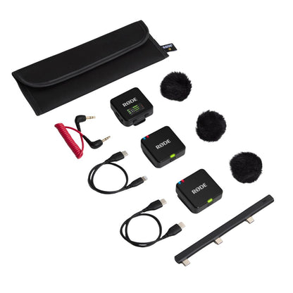 RØDE Wireless Gen III Edición Negro | Sistema de Micrófono Inalámbrico Digital de Doble Canal