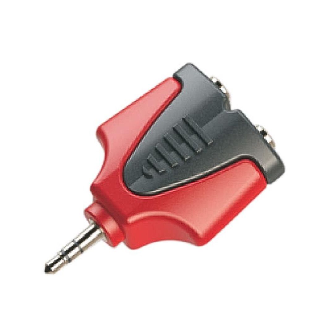 ROXTONE RPAN360 | Adaptador 2 Jack 3.5 mm a Plug 3.5 mm Stereo Sólido