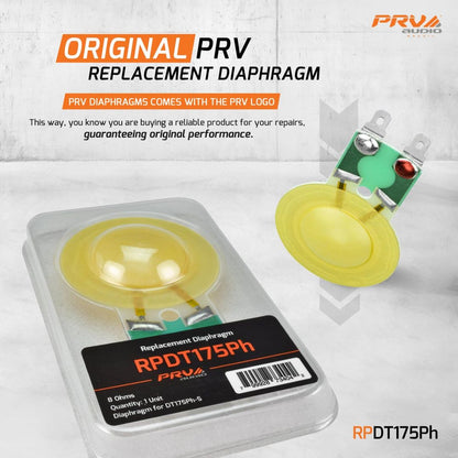 PRV Audio RPDT175PH | Repuesto Diafragma para Driver DT175