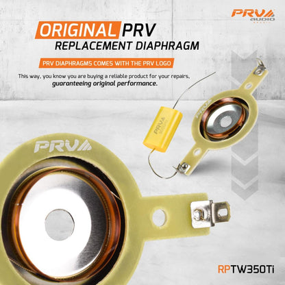 PRV Audio RPTW350TI | Repuesto Diafragma para Super Tweeter TW350Ti