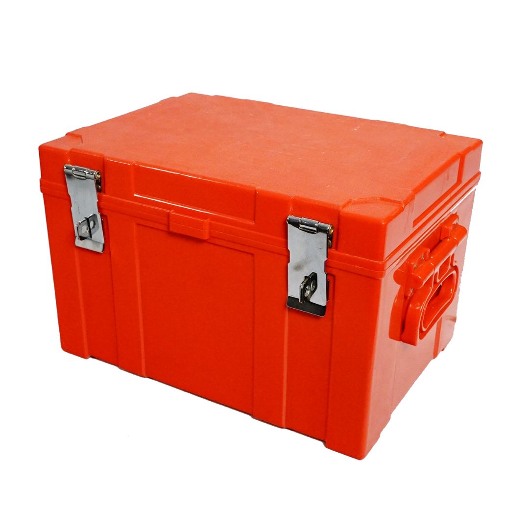 Rack Flight Case M1 –  Metálico rojo 2 en 1