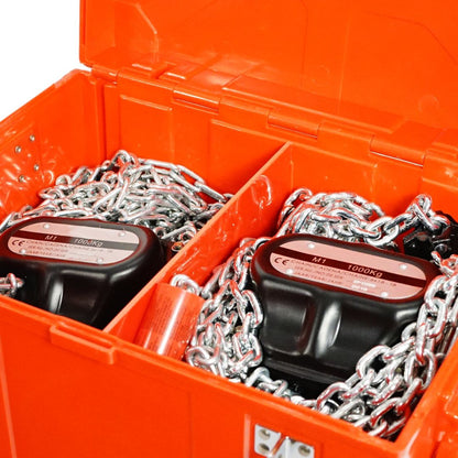 Rack Flight Case M1 –  Metálico rojo 2 en 1