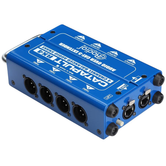 Radial CATAPULT RX4 | Receptor Analógico de 4 Canales por Cable Cat 5