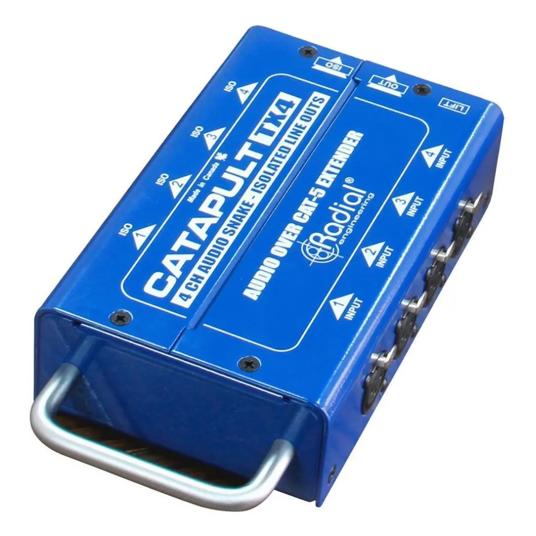 Radial CATAPULT RX4 | Receptor Analógico de 4 Canales por Cable Cat 5