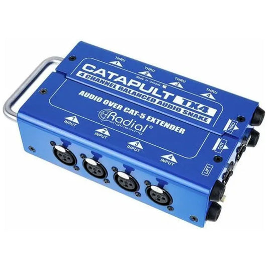 Radial CATAPULT TX4 | Transmisor Analógico de 4 Canales por Cable Cat 5