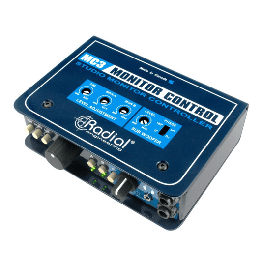 Radial MC3 | Controlador de Monitores de Estudio Profesional