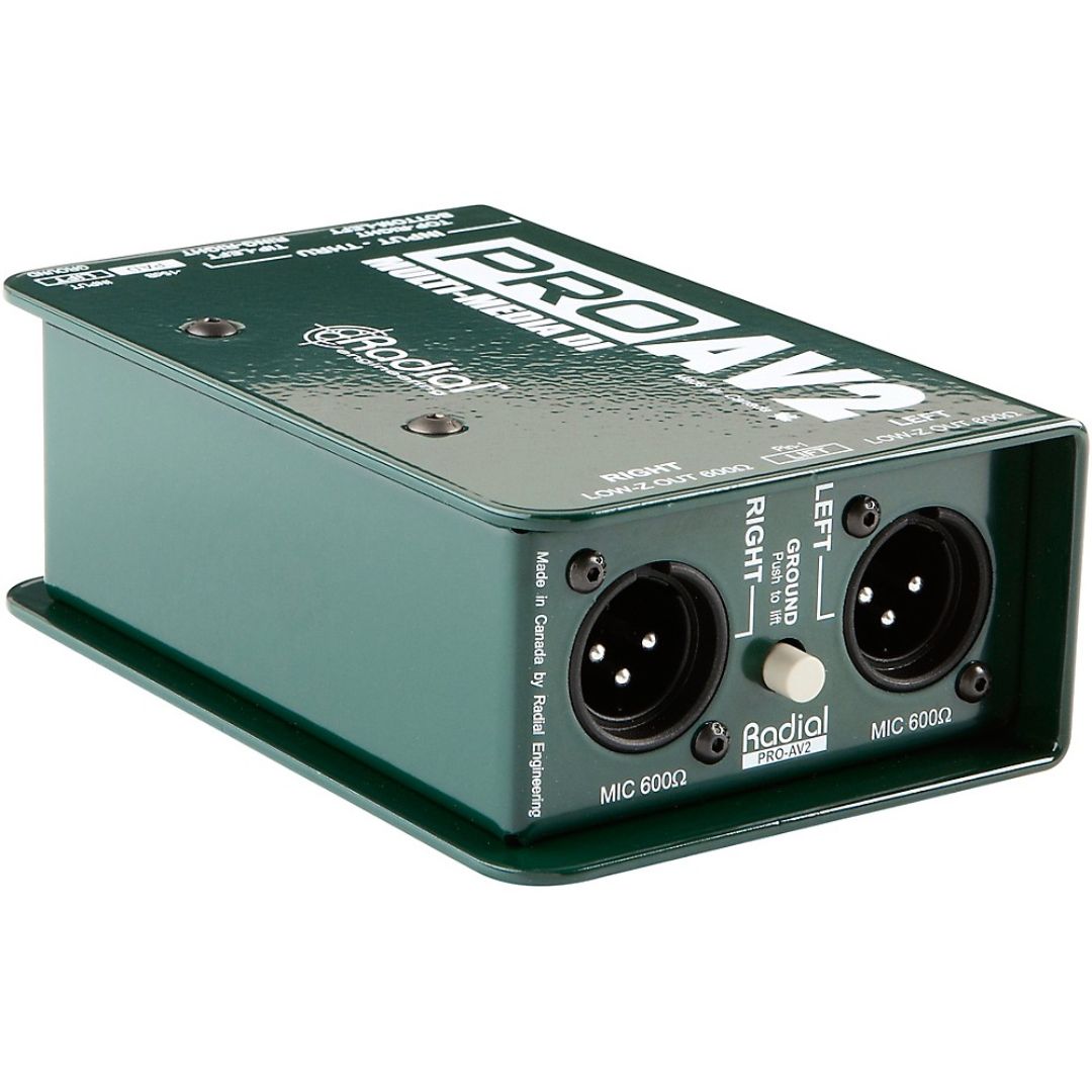 Radial ProAV2 | Caja Directa Pasiva Estéreo Multimedia