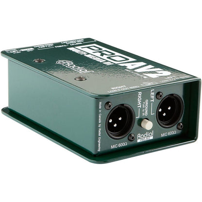 Radial ProAV2 | Caja Directa Pasiva Estéreo Multimedia