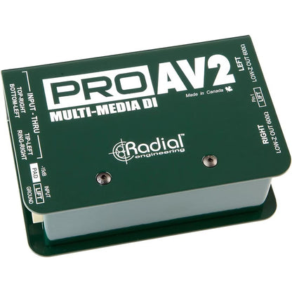 Radial ProAV2 | Caja Directa Pasiva Estéreo Multimedia