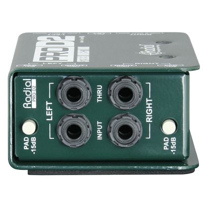 Radial ProD2 | Caja Directa Pasiva Estéreo Profesional