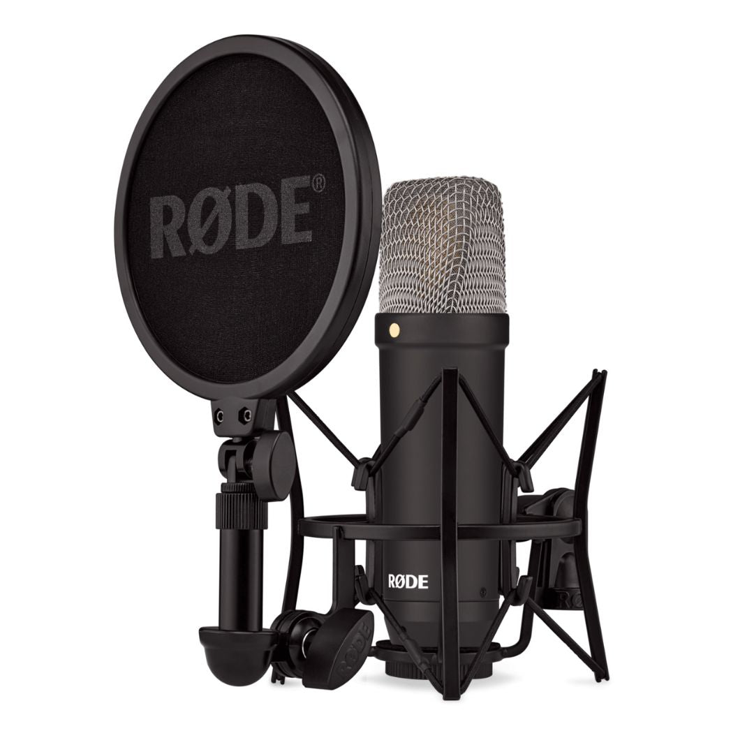 RØDE NT1 Signature Series | Micrófono de condensador profesional con soporte y filtro anti-pop