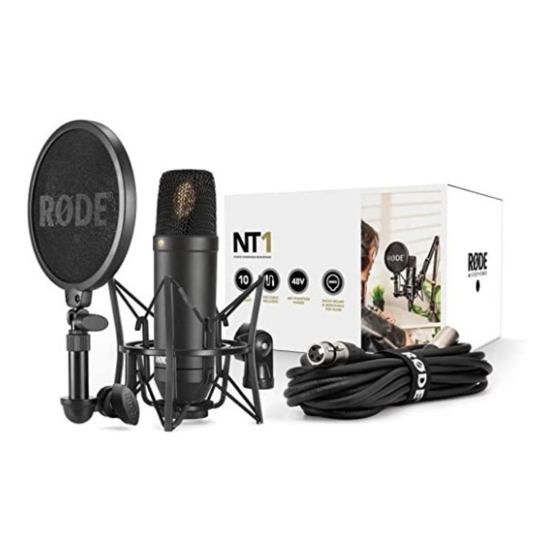 RØDE NT1 Signature Series | Micrófono de condensador profesional con soporte y filtro anti-pop