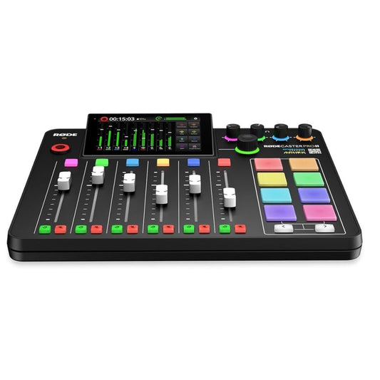 RØDE Caster Pro II Negro | Consola profesional todo en uno para podcast, streaming y creación de contenidos