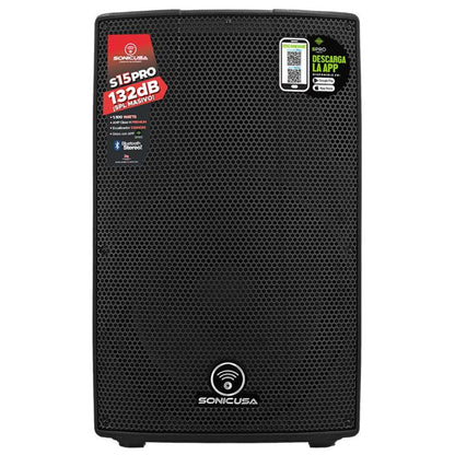 SONIC USA S15 PRO MK4 | Altavoz Activo 15” Bi-Amplificado con App