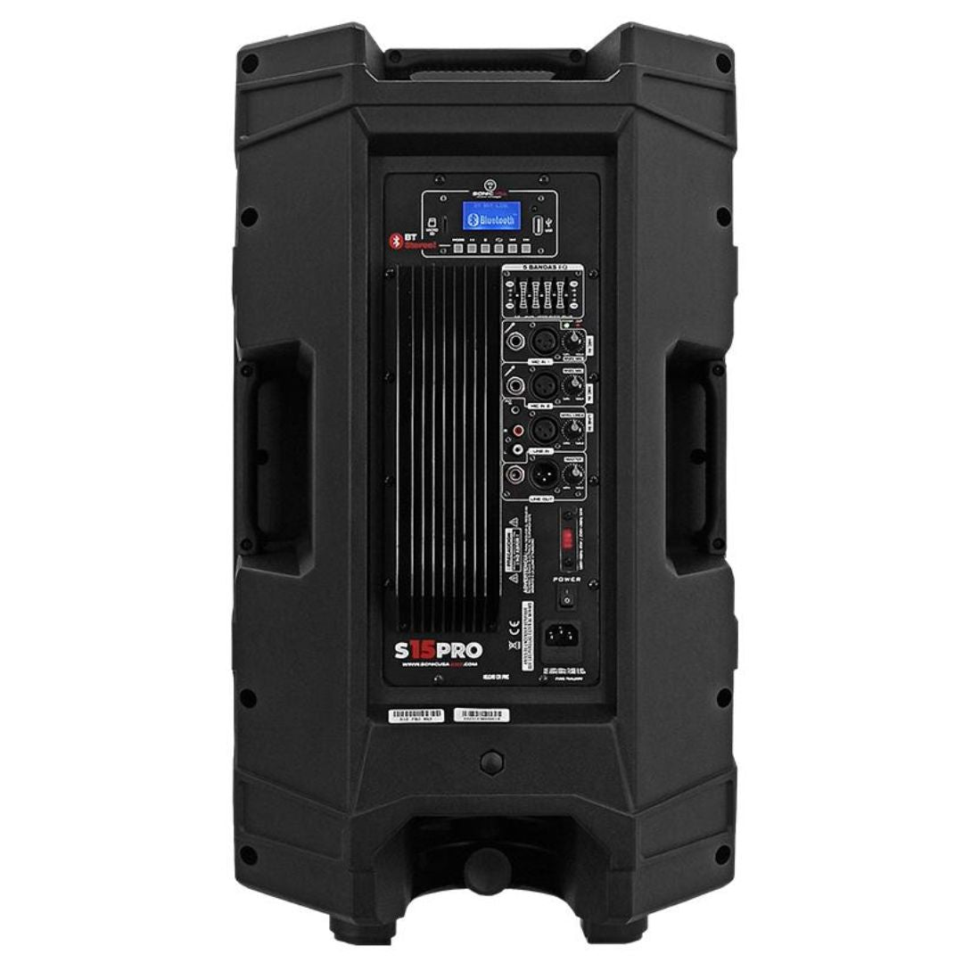 SONIC USA S15 PRO MK4 | Altavoz Activo 15” Bi-Amplificado con App