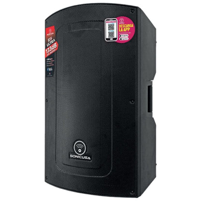 SONIC USA S15 ULTRA MK4 | Altavoz Activo 15” Bi-Amplificado con App