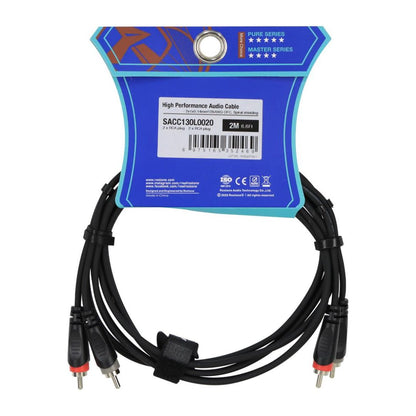 ROXTONE SACC130L0020 | Cable de Audio 2 PLUG RCA X 2 PLUG RCA 2MT