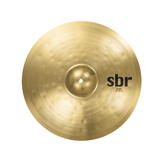 SABIAN SBR1806 – 18″ Crash | Ataque Rápido y Brillante con Potencia Definida (Latón Puro)