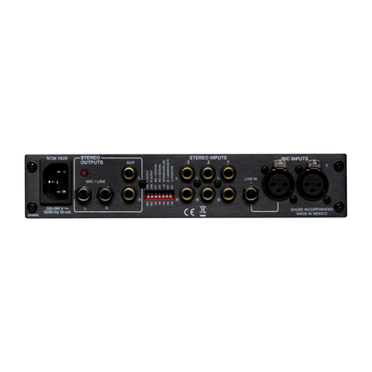 Shure SCM262 | Mezclador Estéreo de Micrófonos y Líneas