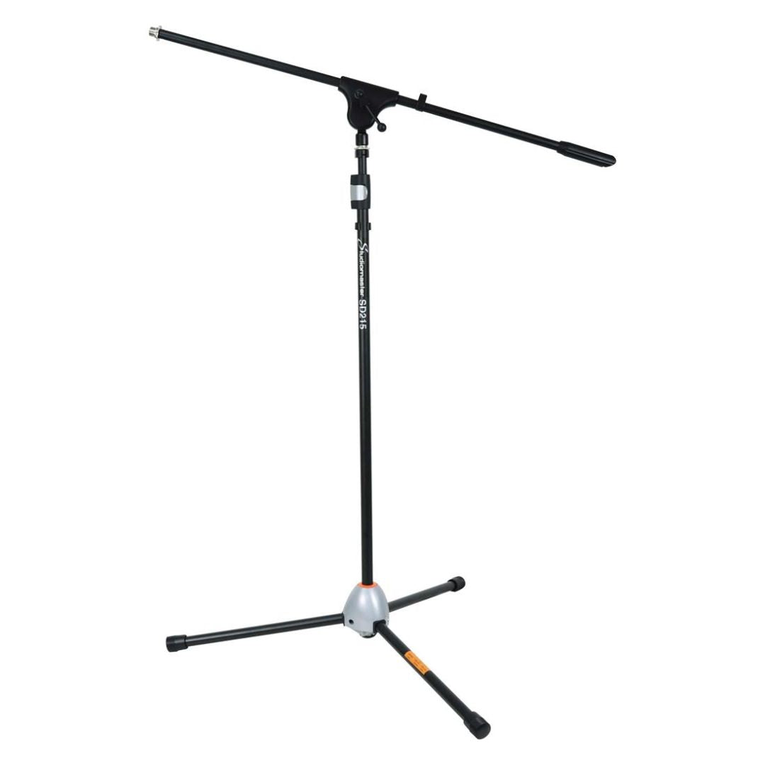 Studiomaster SD215 | Pedestal para Micrófono Trípode PRO Metálico con Boom
