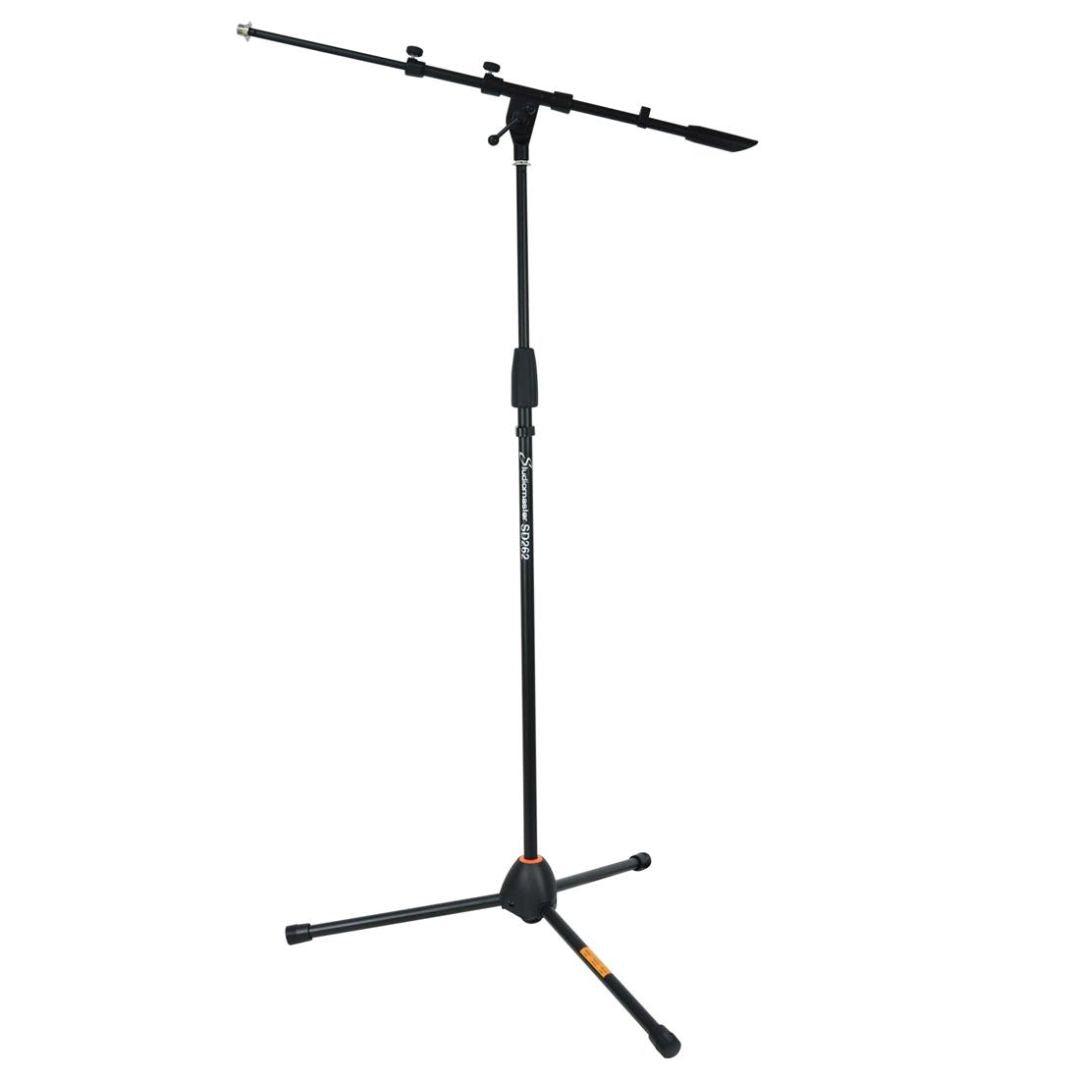 Studiomaster SD262 | Pedestal para Micrófono Trípode PRO con Boom Telescópico