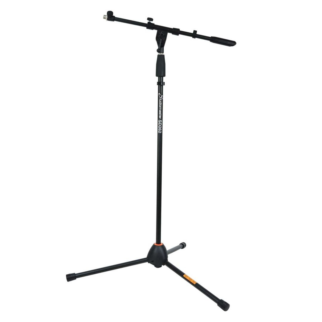 Studiomaster SD262 | Pedestal para Micrófono Trípode PRO con Boom Telescópico