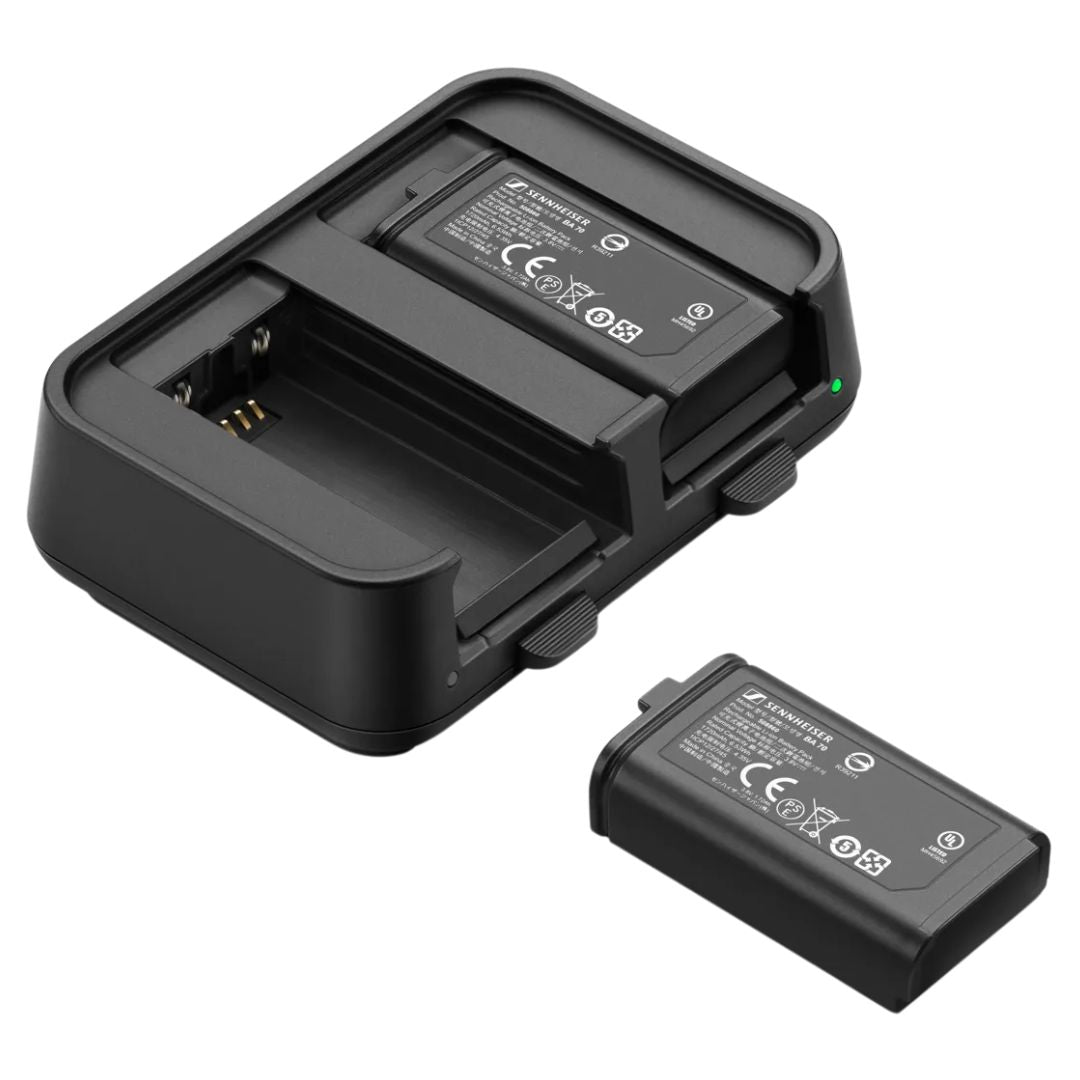 SENNHEISER EW-D CHARGING SET | Kit de Carga con 2 Baterías Recargables BA 70