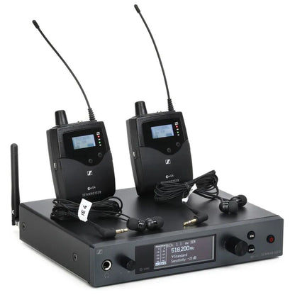 SENNHEISER EW IEM G4-TWIN | Sistema Inalámbrico de Monitoreo In-Ear para 2 Usuarios