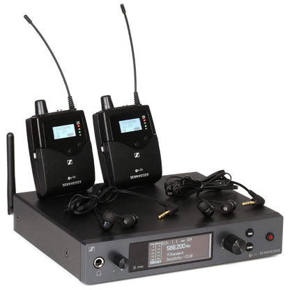 SENNHEISER EW IEM G4-TWIN | Sistema Inalámbrico de Monitoreo In-Ear para 2 Usuarios