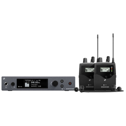 SENNHEISER EW IEM G4-TWIN | Sistema Inalámbrico de Monitoreo In-Ear para 2 Usuarios