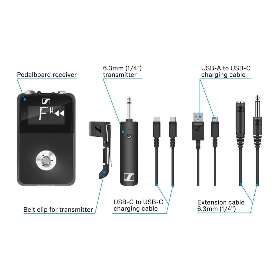 SENNHEISER XSW-D PEDALBOARD SET | Sistema Inalámbrico Digital para Guitarra y Bajo