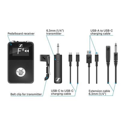 SENNHEISER XSW-D PEDALBOARD SET | Sistema Inalámbrico Digital para Guitarra y Bajo