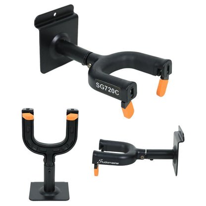 Studiomaster SG720C | Soporte de Pared para Guitarra con Seguro