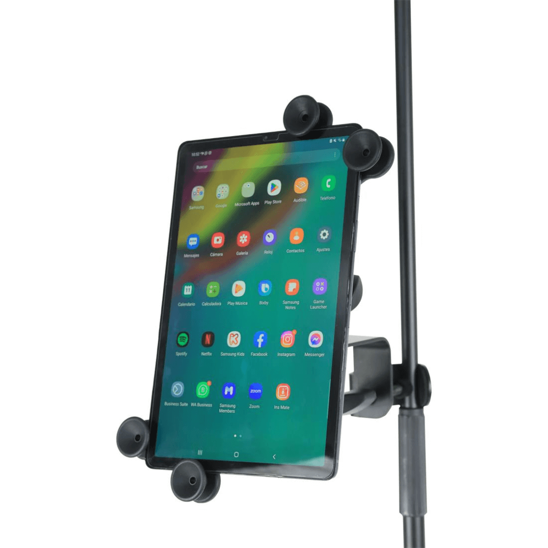 Studiomaster SIP105 | Soporte para Tablet 7”–10” para Pedestal de Micrófono