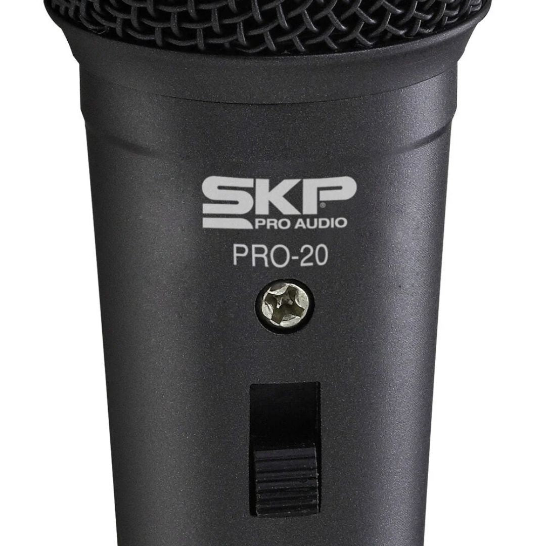 SKP PRO-20 | Micrófono Dinámico Cardioide para Voz