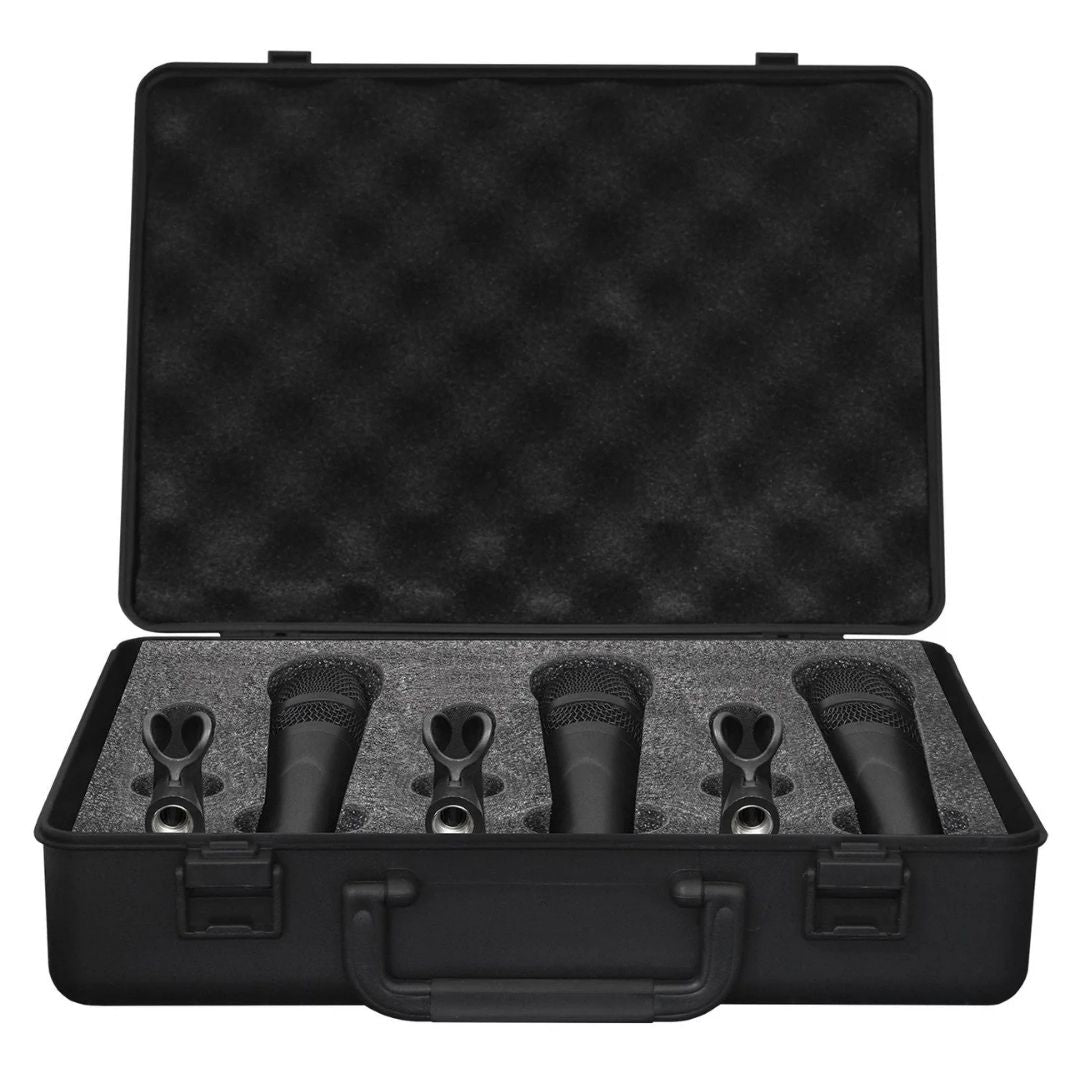SKP PRO-33K | Set de 3 Micrófonos Dinámicos Profesionales Cardioides